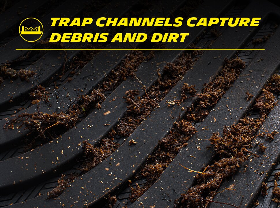 MICHELIN ALL WEATHER RECYCLED MAT SET - 4PC